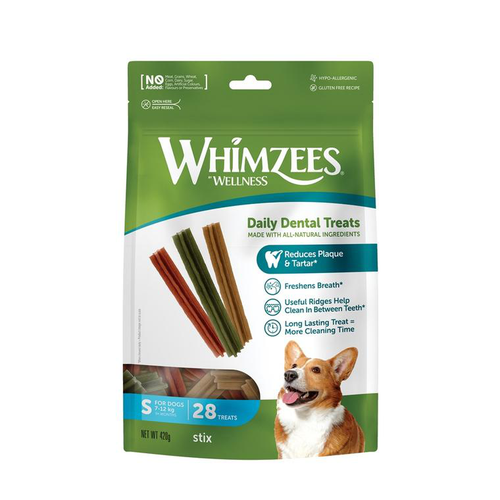 Visuel 1 du produit Friandises Chien - Whimzees Stix taille S - 24 + 4 friandises
