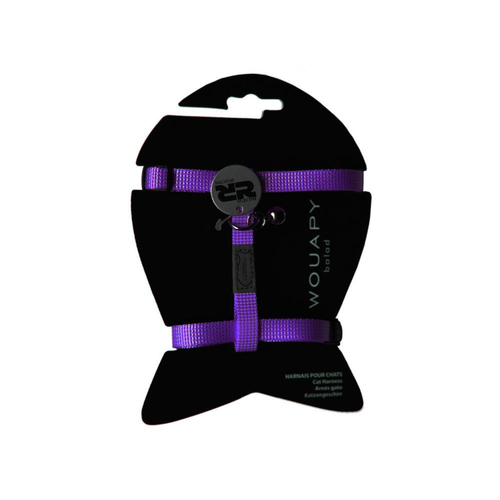 Visuel 1 du produit Harnais Chat – Wouapy Basic Line violet