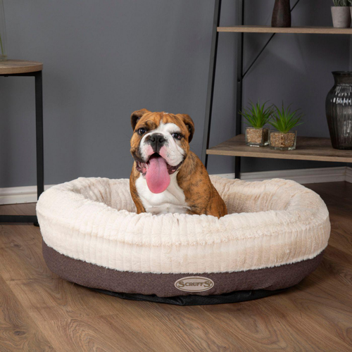 Visuel 4 du produit Couchage Chien – Scruffs Corbeille Ronde Ellen Gris – Taille XL