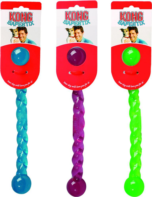 Visuel 1 du produit Kong Jouet Chien Safestix - 30 cm (Livré aléatoirement parmi 3 coloris)