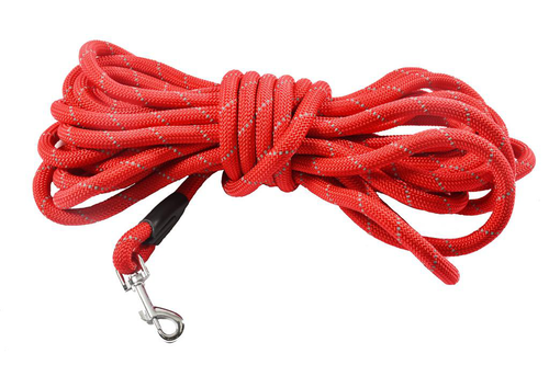 Visuel 1 du produit Laisse Chien – Bobby Longe Walk Rouge – 10 m