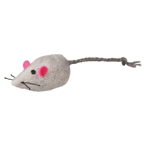 Visuel 1 du produit Jouet Chat – Trixie Souris en peluche avec cloche catnip – 5 cm
