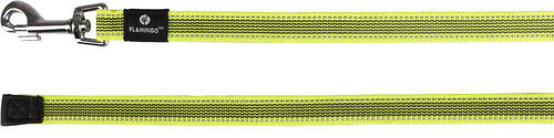 Visuel 1 du produit Laisse Chien - Flamingo Laisse d'entraînement et à pister Xeno Taille S Jaune - 500 x 2 x 0,2 cm