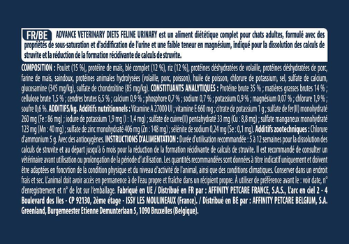Visuel 2 du produit Advance Veterinary Diets Croquettes Chat Urinary - 1,5 kg