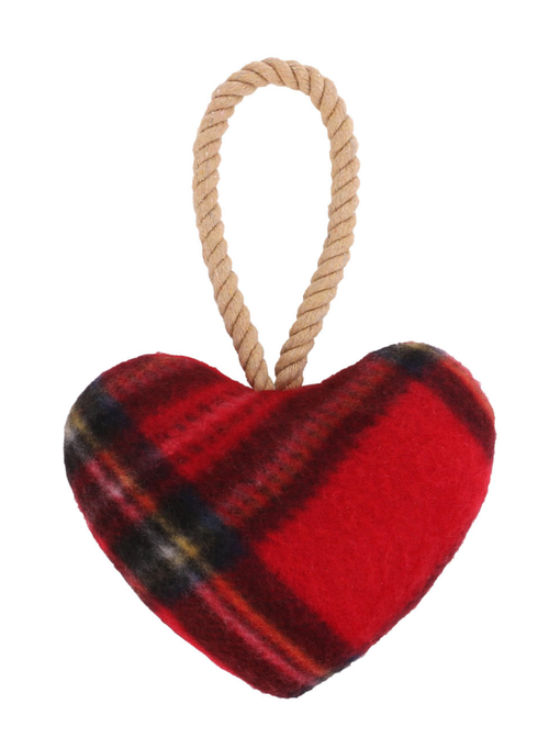 Visuel 1 du produit Jouet Chien – Wouapy Peluche De Noël Coeur Avec Sifflet Et Corde