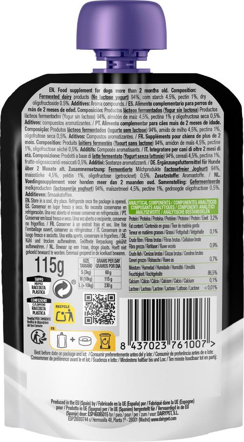 Visuel 2 du produit YowUp ! Friandises Chien Yaourt À Boire Nature - 115 g