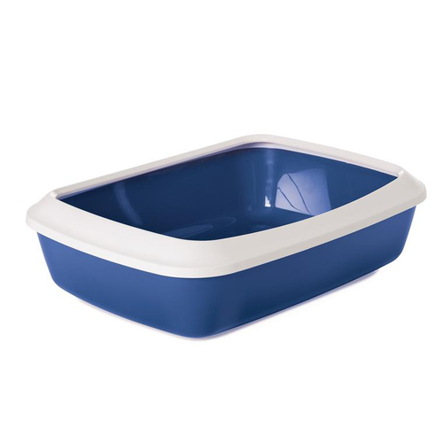 Visuel 1 du produit Hygiène Chat – Savic Bac à litière Iriz 42 Nordic bleu – 42 x 31 x 12,5 cm
