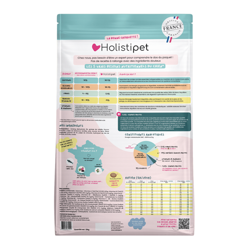 Visuel 2 du produit Holistipet Croquettes Chien Hareng - 12 kg