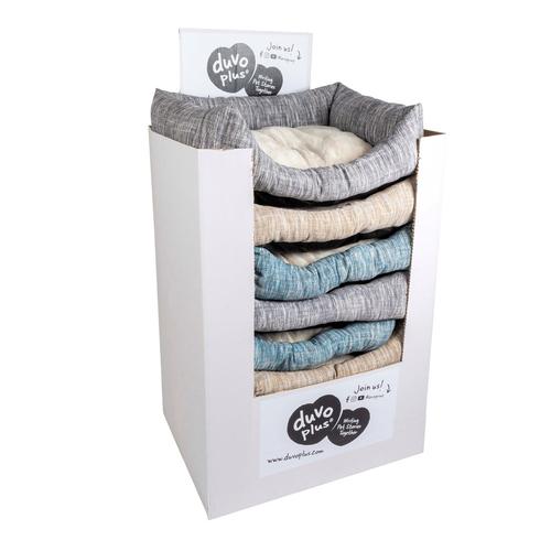 Visuel 2 du produit Duvoplus Couchage Chien Multicolore Rectangulaire - Taille 85 x 70 x 19 cm