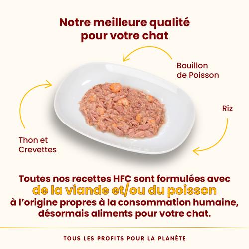 Visuel 3 du produit Boîte Chat – Almo Nature HFC Natural Thon et Crevettes 70 gr