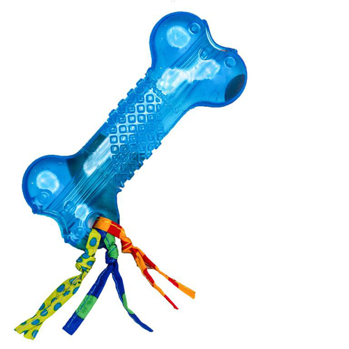 Visuel 2 du produit Jouet Chien - Petstages Mini Orka bone bleu