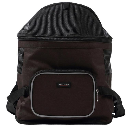 Visuel 1 du produit Transport Chien – Wouapy Sac de transport ventral noir – 31 X 22 X 25 cm
