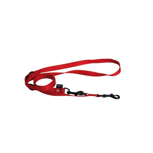 Visuel 1 du produit Laisse Chien - Martin Sellier Laisse d'entraînement 3 points Rouge - 200 x 2 cm