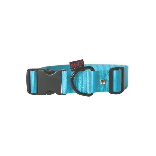 Visuel 2 du produit Martin Sellier Collier Chien réglable Turquoise - 50 / 70 x 4 cm