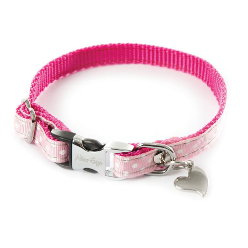 Visuel 1 du produit Collier Chien - Martin Sellier Collier à Pois Rose - XS 1 x 17-27 cm