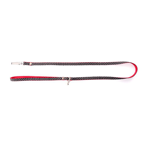 Visuel 1 du produit Laisse Pois pour chien coloris noir - S