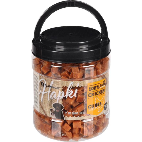 Visuel 1 du produit Friandises Chien - Flamingo Hapki Cubes de poulet -  750 gr