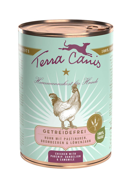 Visuel 1 du produit Boîtes Chien - Terra Canis Grain-free poulet - 400 g