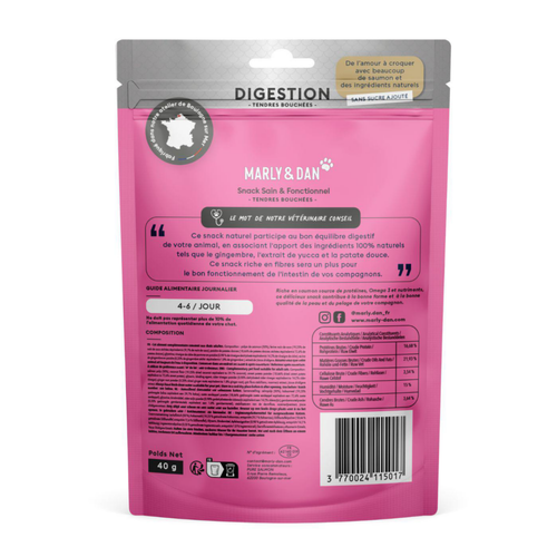 Visuel 2 du produit Friandise Chat – Marly & Dan Tendres bouchées « Digestion » - 50 gr