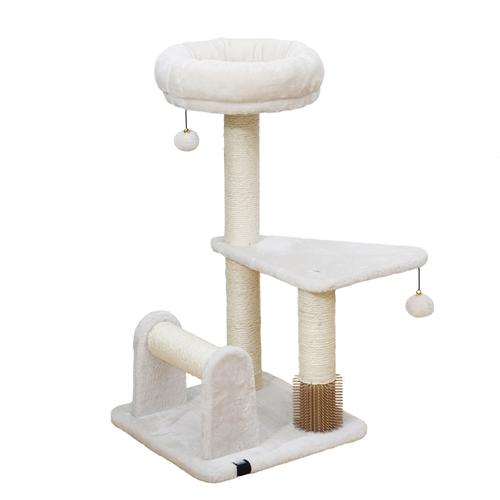 Visuel 1 du produit EBI Arbre À Chat Beige Florida - Taille 38 x 38 x 69 cm