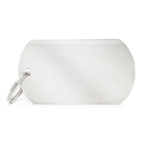 Visuel 1 du produit My Family Médaille Chien Basic Militaire Gris - 50 x 28,5 x 2 mm