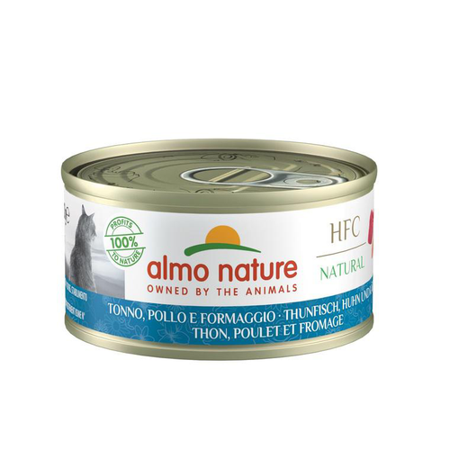 Visuel 1 du produit Boîte Chat – Almo Nature HFC Cuisine Thon, Poulet et Fromage 70 gr
