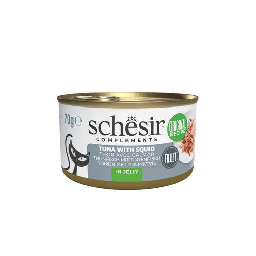 Visuel 1 du produit Schesir Aliments Humides Chat Thon Calamars Gelée - 70 g