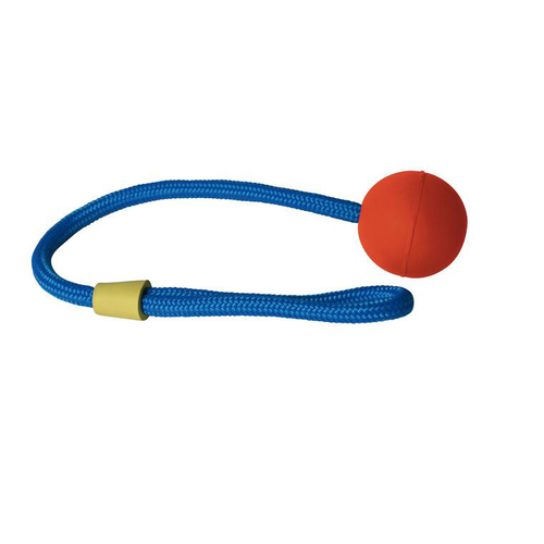 Visuel 1 du produit Jouet Chien - Martin Sellier Rubb’n’Color Balle/Corde – 7 cm