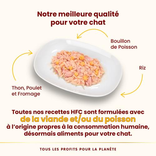 Visuel 3 du produit Boîte Chat – Almo Nature HFC Cuisine Thon, Poulet et Fromage 70 gr