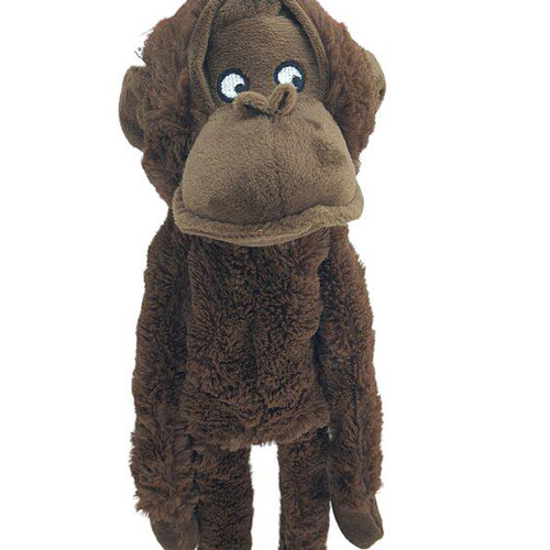 Visuel 2 du produit Flamingo Jouet Chien Madigna Singe marron S - 17 x 12 x 57 cm