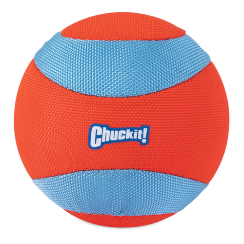 Visuel 1 du produit Chuckit! Jouet Chien Amphibious Mega Ball Coloris Orange Et Bleu - Ø 11 cm