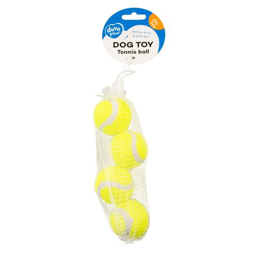 Visuel 3 du produit Duvoplus Jouet Chien Balle De Tennis Jaune - Ø 4