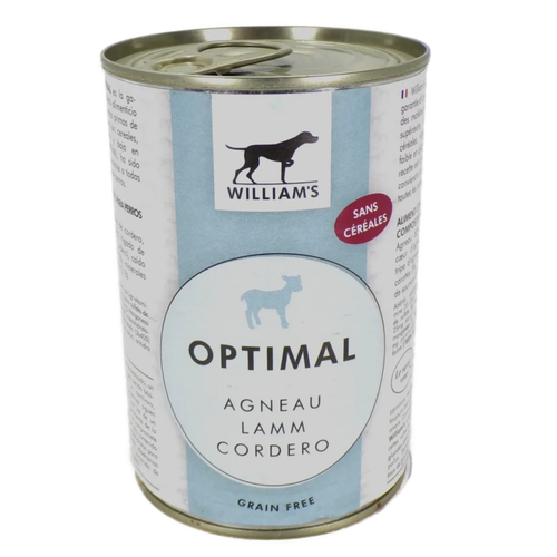 Visuel 1 du produit William's Aliments Humides Chien Agneau Optimal - 400 g