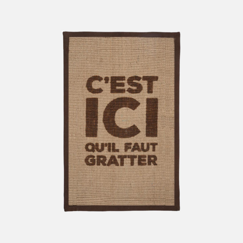 Visuel 1 du produit Wouapy Tapis griffoir rectangle Marron - 60 x 38 cm