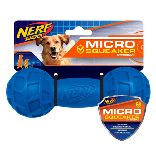 Visuel 1 du produit Nerf Micro Exo Haltère à Siffler coloris bleu