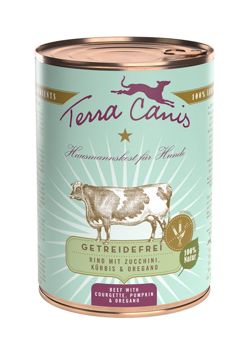 Visuel 1 du produit Boîtes Chien - Terra Canis Grain-free boeuf - 400 g