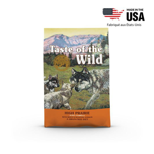 Visuel 1 du produit Croquettes Chiot Sans Céréales - Taste of the Wild High Prairie Puppy - 12,2kg