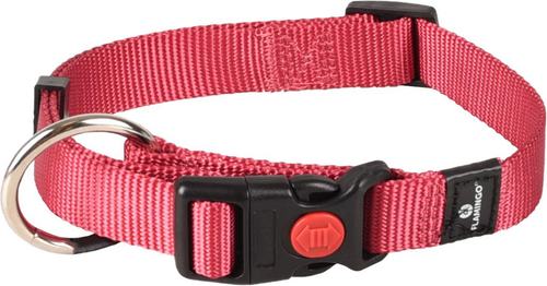 Visuel 1 du produit Collier Chien - Flamingo Collier nylon Ziggi M Rose - 40 / 55 x 2 x 0,2 cm