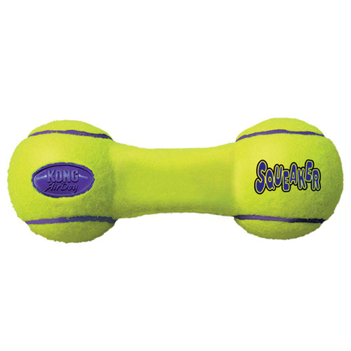 Visuel 1 du produit Jouet Chien – KONG® Tennis Haltère Squeaker Jaune – Taille M