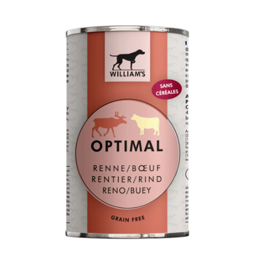 Visuel 1 du produit William's Aliments Humides Chien Renne Et Bœuf Optimal - 800 g