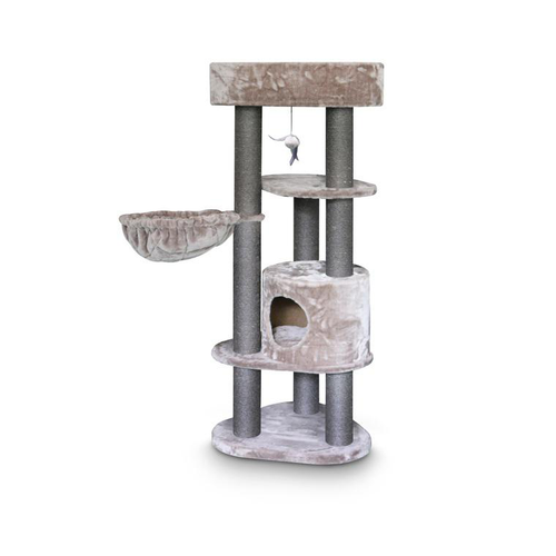 Visuel 1 du produit Arbre à Chat – Petrebels Charlotte 134 Cappuccino – 59 x 56 x 134 cm
