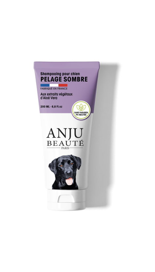 Visuel 1 du produit Soin Chien - Anju Beauté Shampooing Pelage sombre - 200 ml