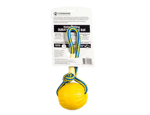 Visuel 3 du produit Starmack Jouet Chien Swing & Fling Duraform Fetch Ball - 8,5 x 7 x 40 cm