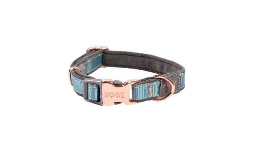 Visuel 1 du produit Collier chien- Rogz Moon Turquoise Gris et Rose  - 16/22 cm