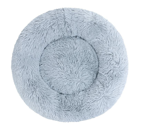 Visuel 2 du produit Wouapy Corbeille Ronde Moelleuse Chien Bleu Perle - Ø 90 cm