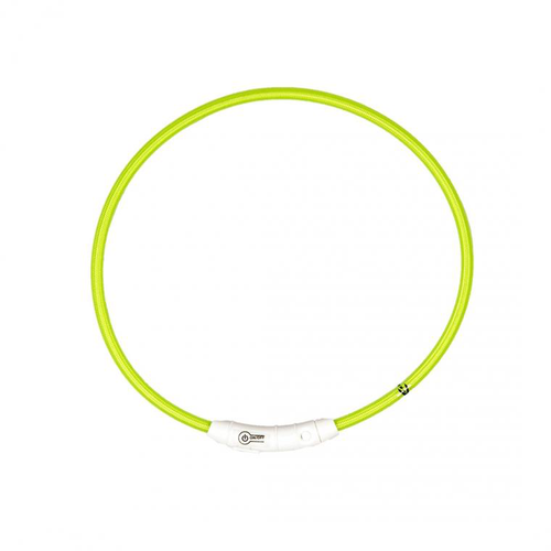 Visuel 1 du produit Collier Chien - Duvoplus Anneau flash light USB vert - 35 cm