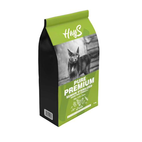 Visuel 1 du produit Croquettes Chat Senior Stérilisé – Hays Pure Premium au poulet – 6 kg