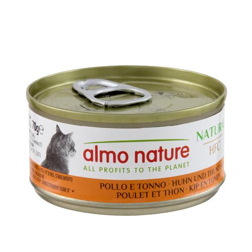 Visuel 1 du produit Boîte Chat – Almo Nature HFC Natural Poulet et Thon 70 gr