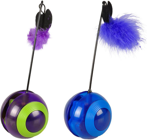 Visuel 1 du produit Jouet Chat - Flamingo Balle Trumbler x1 - 23,5 cm - coloris aléatoire