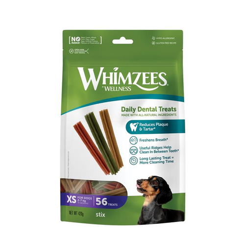 Visuel 1 du produit Friandises Chien - Whimzees Stix taille XS - 48 + 8 friandises